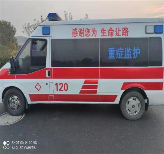 打安镇救护车出租服务案例3
